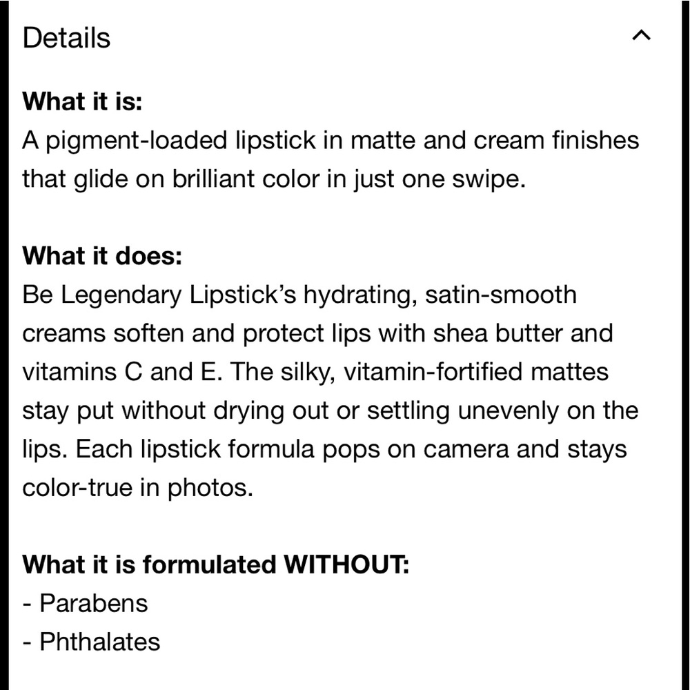 Smashbox Be Legendary Lipstick - Picture 3 of 3